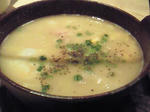 コラーゲンスープの鶏雑炊