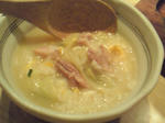 コラーゲンスープの鶏雑炊