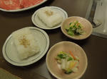 漬物とご飯