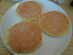 とろけるチーズのパンケーキ