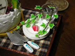 ミニチュアウェディングケーキ-皿など