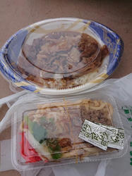 201018焼肉カレー＆焼きウドン