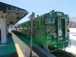 上川駅にて