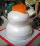 シュールな鏡もち