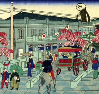 裏銀座の風景（三世広重×氷泉）