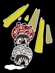 こうはくにき　紅白二亀