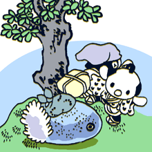 むじなのとらがいし　狢の虎ヶ石