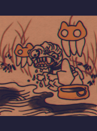 こぜん　狐涎