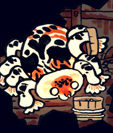 おおけなくも　大けな蜘蛛