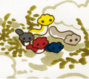 ごしきのこへび　五色の小蛇