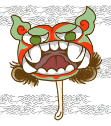 みみかきのしがみ　耳掻の獅噛