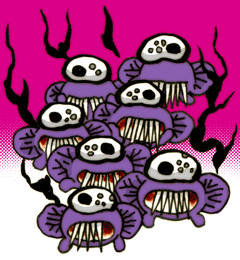 もりやのむらじのとのきま 守屋連の徒の鬼魔