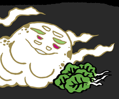 ふじゅくのくいもの　不熟の食物