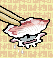 あたまをかきたい　頭を掻き鯛