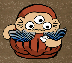 みつめだるま　三ッ目達摩