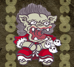 かっこうぎょうのえきじん　濶口形の疫神