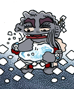 やまのあらし　山のあらし
