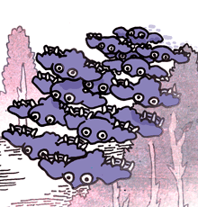からすのむれ　烏の群