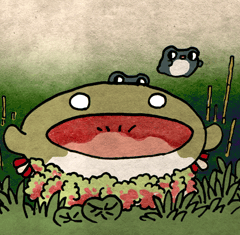 あんご　蛙