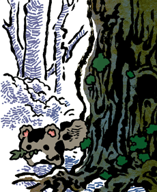 きこりのまね　木樵の真似