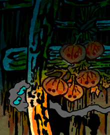 ほおずき　錦灯篭