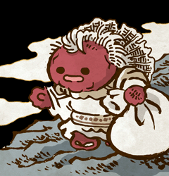 ふくろをもったおじさん 袋を持ったおじさん