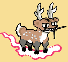 じんのしか　陣の鹿