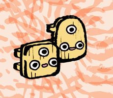 みつめのげた　三ッ目の下駄