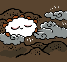 ひつじひっぱり　未ひっぱり