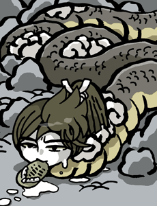 とこやまのいけのだいじゃ　床山の池の蛇