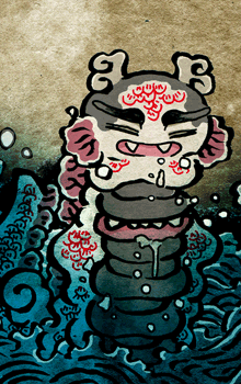 さるさわのいけのぬし　猿沢の池の主