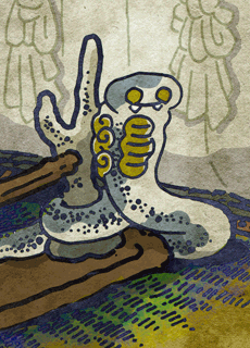 たなべのべっとうのくちなわたち　田辺の別当のくちなわ太刀