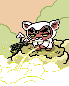 さるのばり　猿の尿