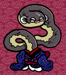 ろくろうなぎ　轆轤鰻