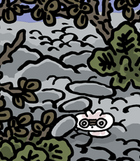 かわのいし　川の石