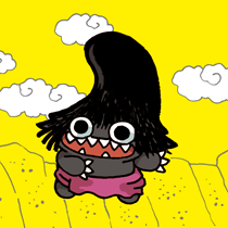 うぼうぎょうのようかい　烏帽形の妖怪