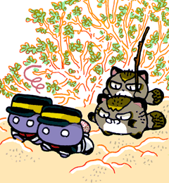 しろかねかやくこのたぬき 白金火薬庫の狸