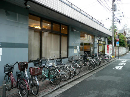 自転車がずらり