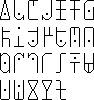 デジタル文字（仮）
