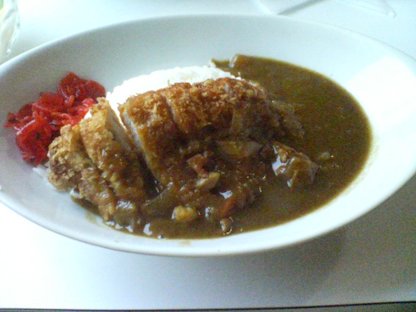 ミカドのカツカレーセット