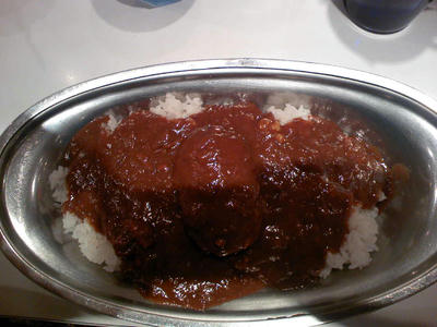 クリームコロッケカレー
