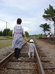 線路はつづくよ～。　どこまでも・・・。
