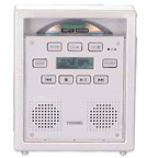 TWINBIRD 充電式防水CDプレーヤー AV-J169PW