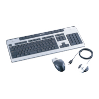 BUFFALO 無線キーボード＆マウスセット BKBU-WJ109/SV