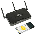 corega MIMO搭載 126Mbps対応 無線LANルータ+カード『CG-WLBARGMH-P』