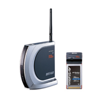BUFFALO IEEE802.11g 無線LAN BroadBandルータ＋無線LANカードセットモデル『WHR-HP-G54/PHP』