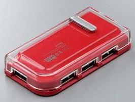 シグマAPOシステム 3+1ポート USB2.0ハブ 『JWSHBH-4-CR』
