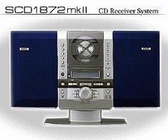 C.E.C 壁掛け可能薄型CDミニコンポ　『SCD1872 mkII』