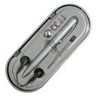 NBJ-FM Radio Pen（FMラジオが聴けるボールペン）76MHz-96MHz Silver