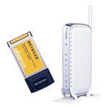 NETGEAR IEEE 802.11a/b/g 超高速無線LAN ブロードバンド導入セット	『WGUB511U』